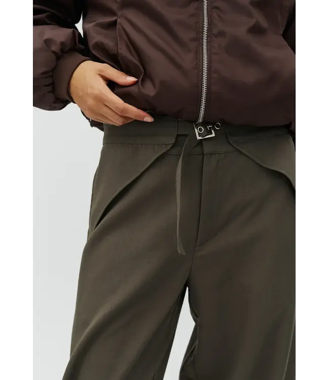 MbyM Mbym Ori Pitja Tie-M Pant Grey Green
