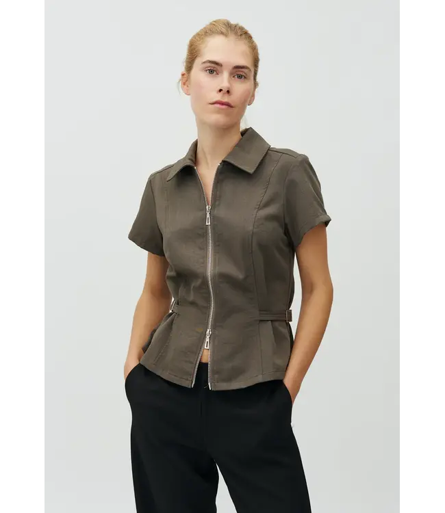 MbyM Mbym Ori Aulira-M Top Grey Green
