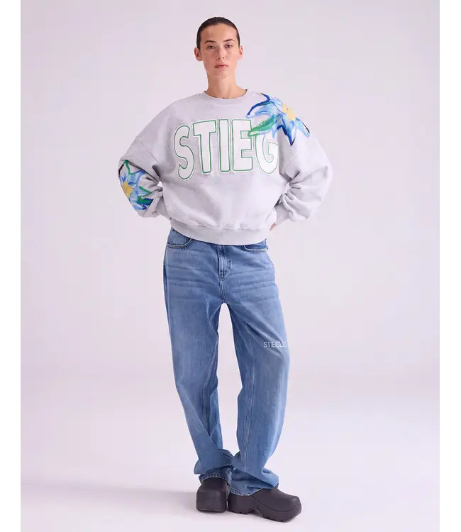 Stieglitz Stieglitz Eliza Oversized Sweater Grey