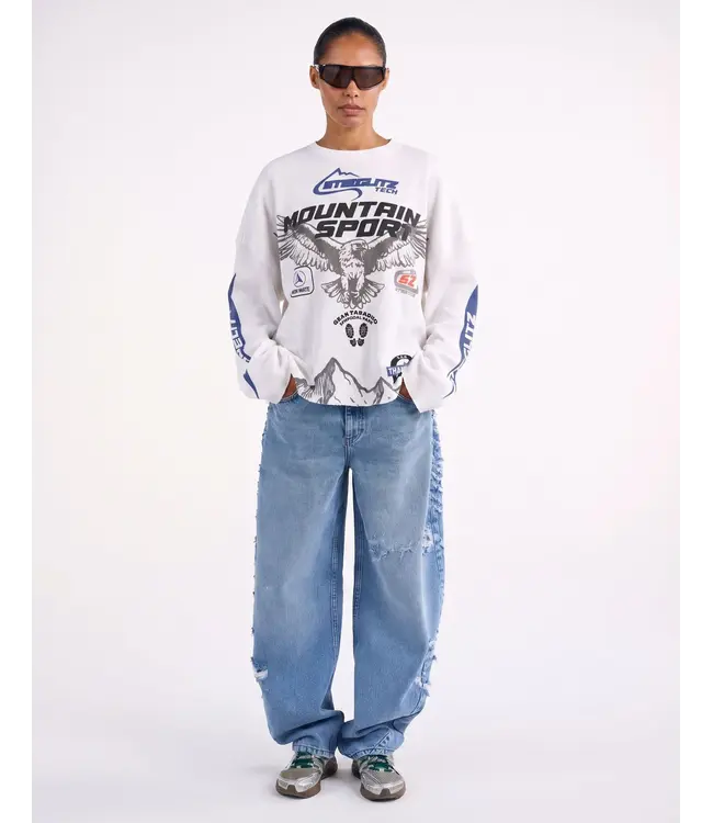 Stieglitz Stieglitz Marta Boxy Wide Skate Longsleeve Off White