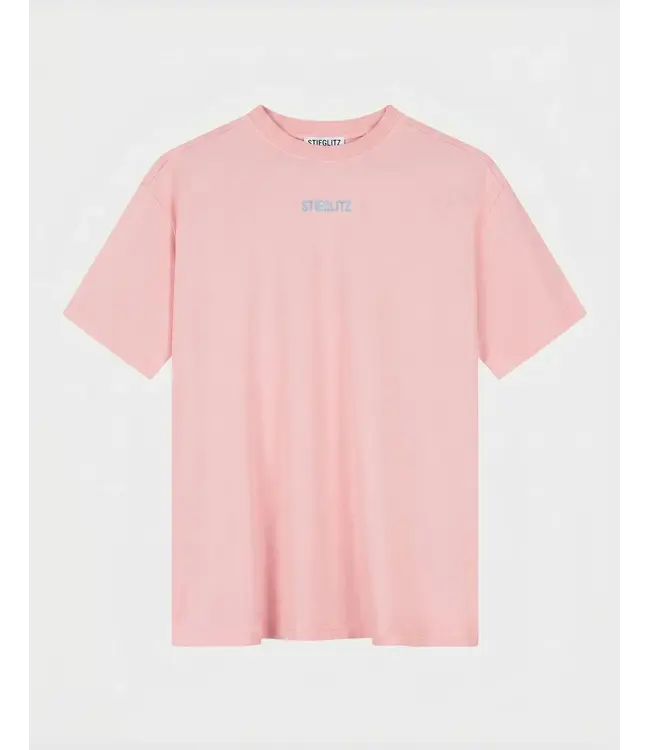 Stieglitz Stieglitz Basic Worn Out Oversized T-shirt Pink