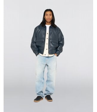 Edwin Edwin Dogma Jacket Leather Dark Navy