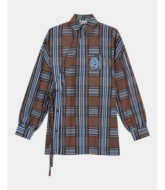 Stieglitz Stieglitz Zita Wrap Blouse Brown