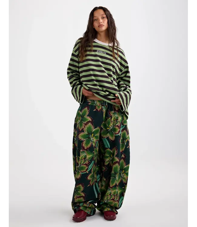 Stieglitz Stieglitz Donna Wide Skate Longsleeve Green