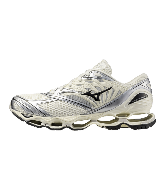 Mizuno Mizuno Wave Prophecy Pristine/Black/Silver