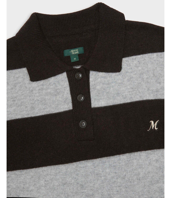 The Mercer Brand The Mercer Block Stripe Knit Brown/Grey