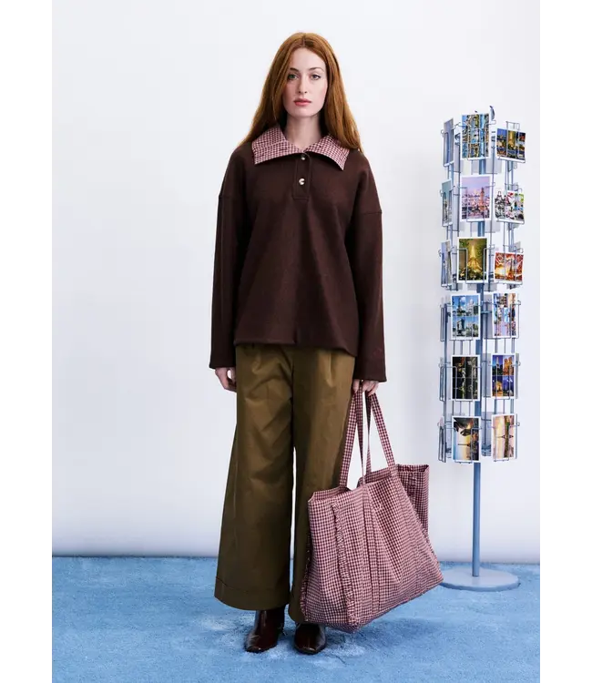 Frnch Frnch Sweatshirt Mogami Marron Glace