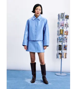Frnch Frnch Veste Plaka Blue Lavande
