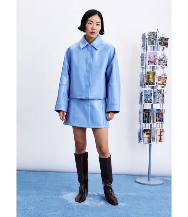 Frnch Frnch Veste Plaka Blue Lavande