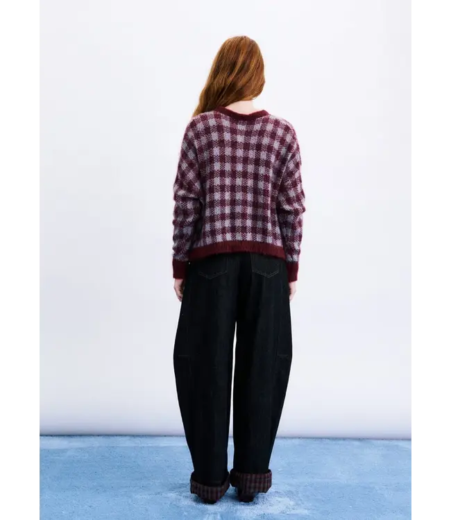 Frnch Frnch Cardigan Aomori Bordeaux