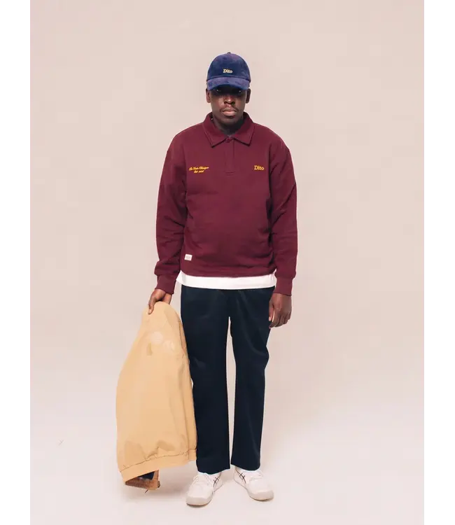 Dito Collective Dito Burgundy Quarterzip Burgundy Quarterzip