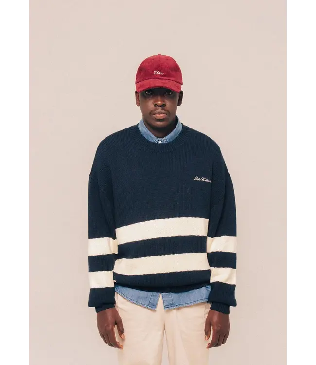 Dito Collective Dito Fisher Sweater Navy Knitwear