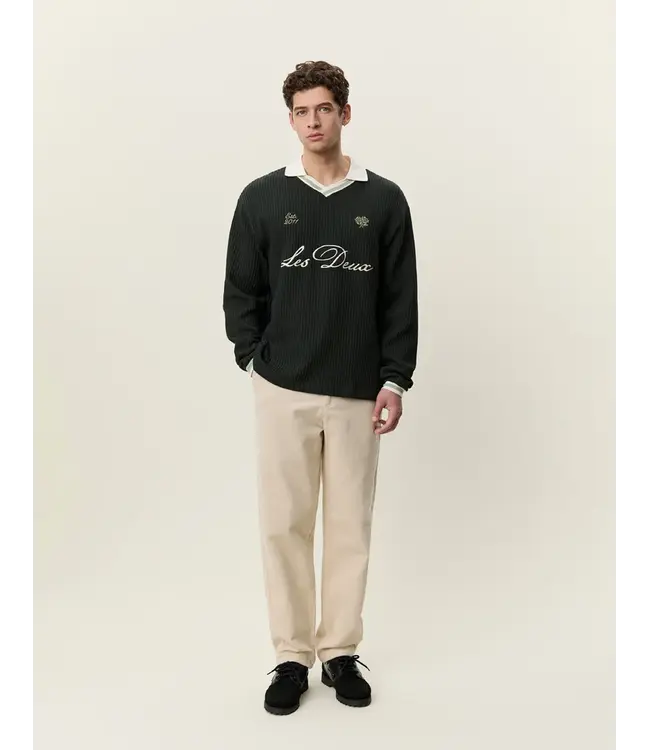 Les Deux Les Deux Waffle LS Football Jersey  Rosin Green