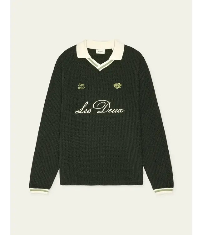 Les Deux Les Deux Waffle LS Football Jersey  Rosin Green