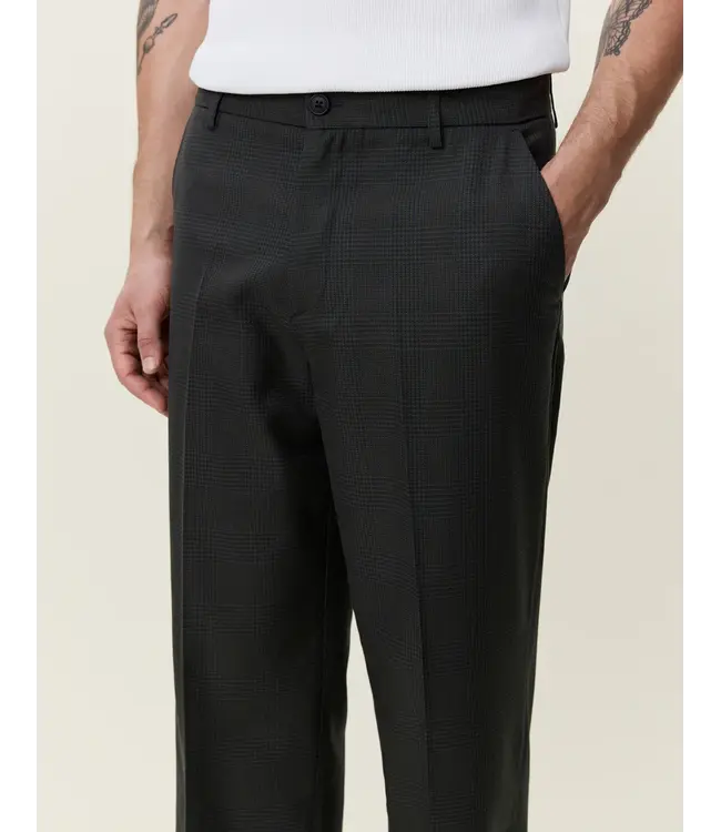 Les Deux Les Deux Houndstooth Slack Pants  Rosin Green