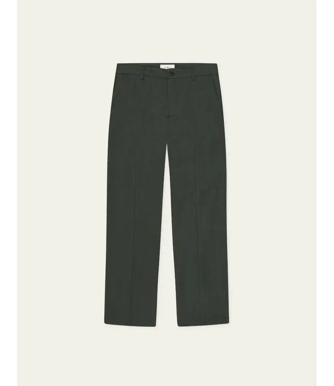 Les Deux Les Deux Houndstooth Slack Pants  Rosin Green