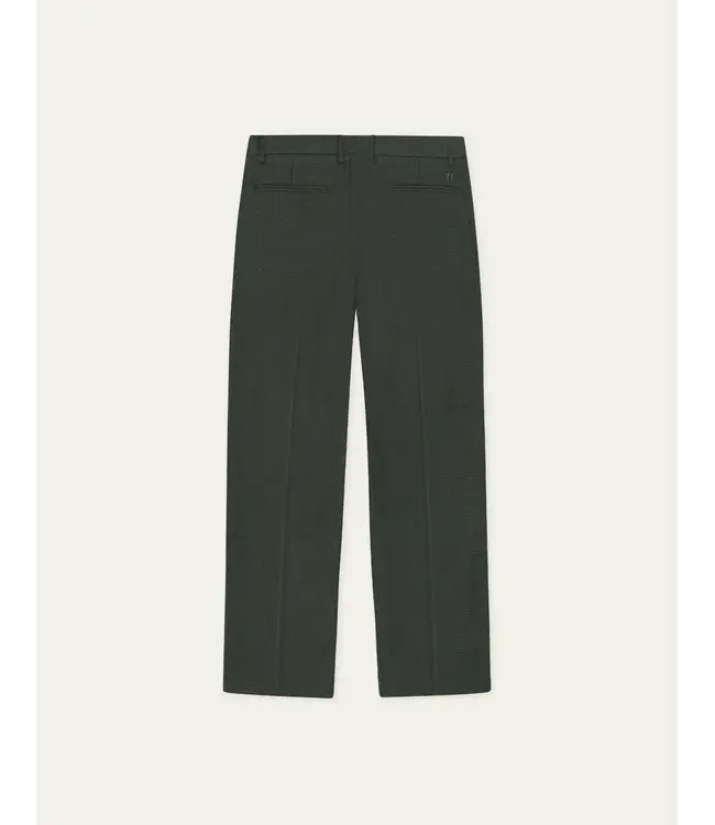 Les Deux Les Deux Houndstooth Slack Pants  Rosin Green