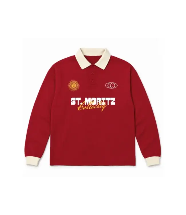 Collectiq Collectiq Moritz Soleil Knit Polo Deep Red