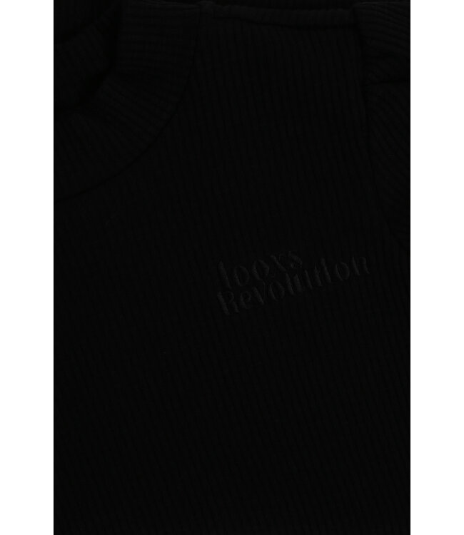 T-shirt slub jersey Black¬†