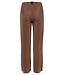 Plissé pants wide leg Clay color
