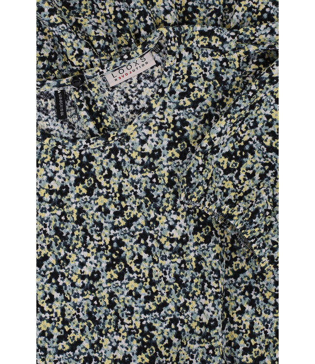 Crincle dress with belt