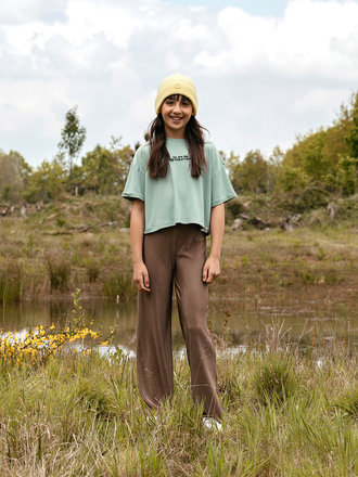 LOOXS 10sixteen Cropped t-shirt  Rayon Aqua LOOXS 10sixteen Cropped t-shirt  Rayon Aqua