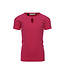 Fluo pink rib  t-shirt Keyholes