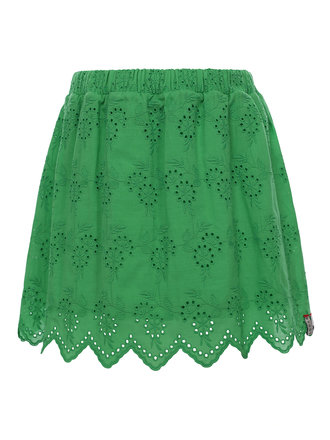 LOOXS Little Broderie rokje clover green LOOXS Little Broderie rokje clover green