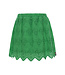 Broderie rokje clover green
