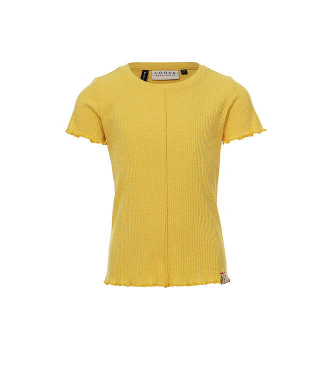 Geel t-shirt rib