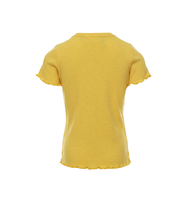 Geel t-shirt rib