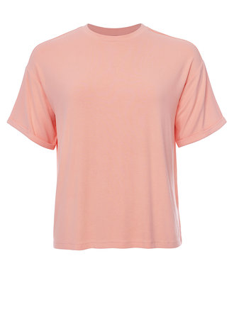 LXS the female concept Viscose T-shirt Faded Coral LXS the female concept Viscose T-shirt Faded Coral