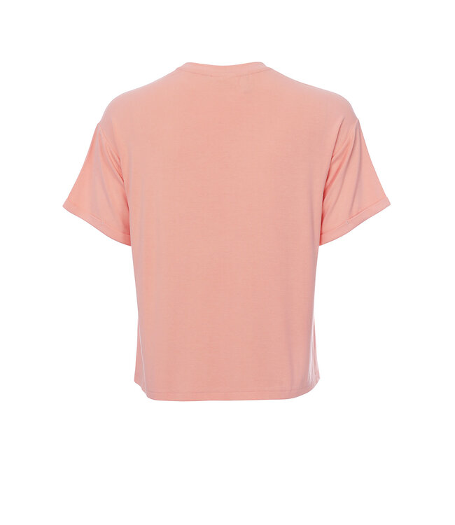 Viscose T-shirt Faded Coral