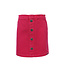 Denim skirt Washed fuchsia