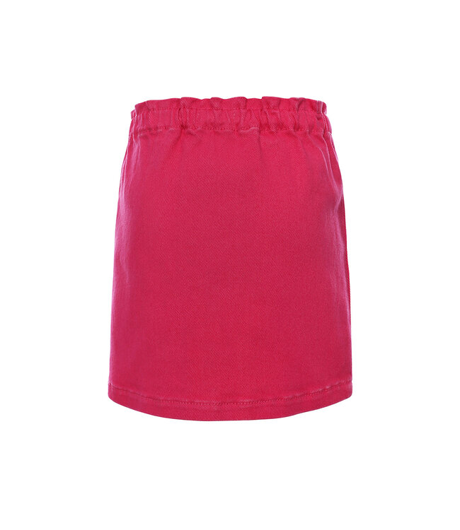 Denim skirt Washed fuchsia