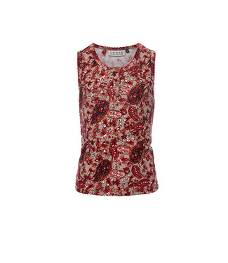 LOOXS Little Rib jersey top Flowers