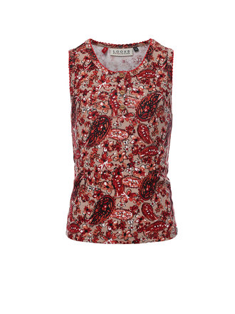 LOOXS Little Rib jersey top Flowers LOOXS Little Rib jersey top Flowers