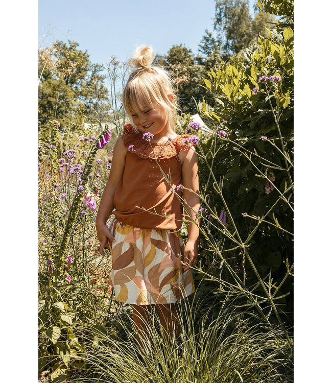 Viscose skirt Summer Leaves