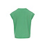 Viscose cropped t-shirt Green