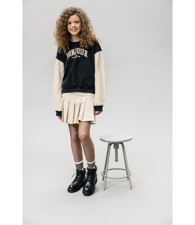 Pleated skirt College style