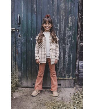 LOOXS Little Outdoor blouse brown check