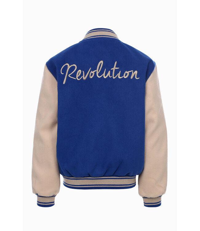 Baseball jacket cobalt