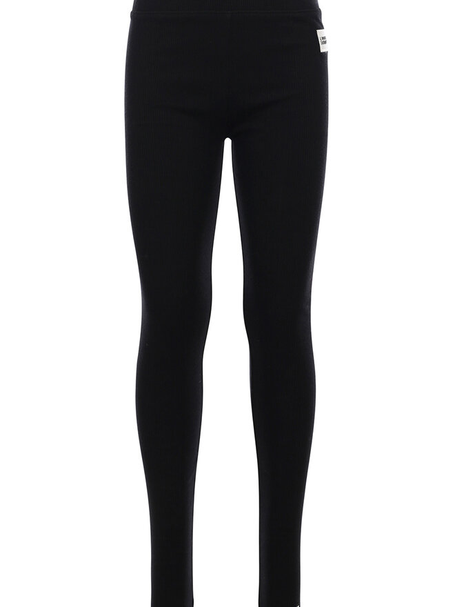 leggings Groene Super Stretch Rib Gebreide Legging