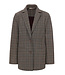 Oversized blazer check