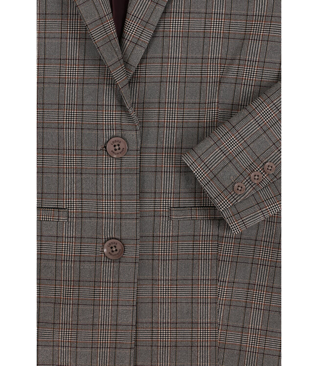 Oversized blazer check