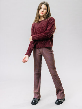 LOOXS 10sixteen Sweater Wine red Featheryarn LOOXS 10sixteen Sweater Wine red Featheryarn