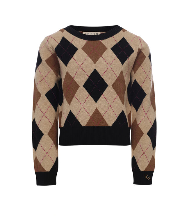 Gebreide trui Argyle