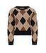 Knitted sweater Argyle
