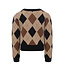 Knitted sweater Argyle