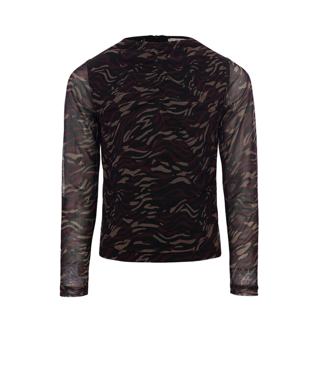 Mesh Top Stormy Zebra